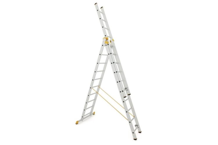 Žebřík trojdílný ALVE Forte 8612, 3x12 příček, 8,65 m
